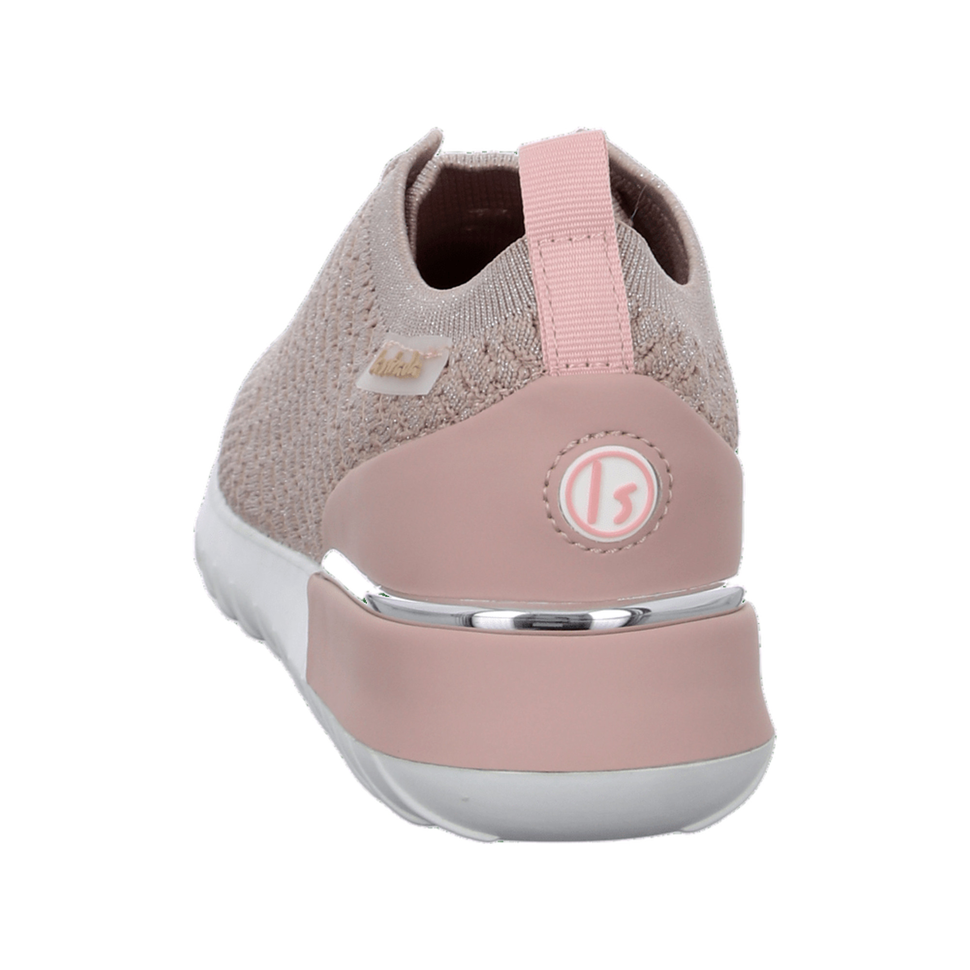 La Strada nude/silver knitted