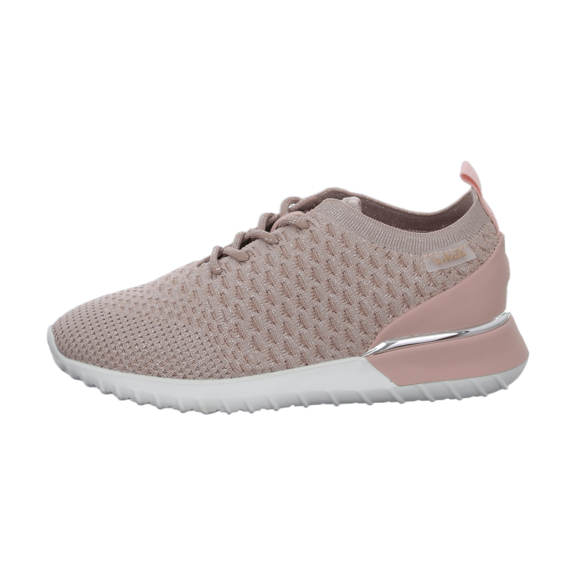 La Strada nude/silver knitted