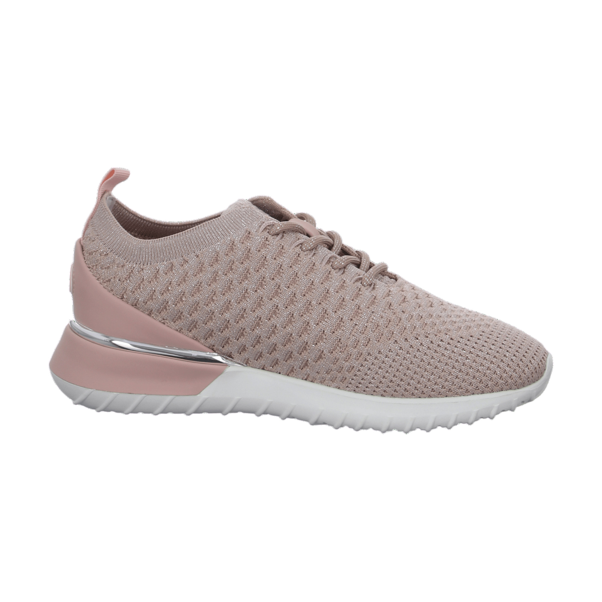 La Strada nude/silver knitted