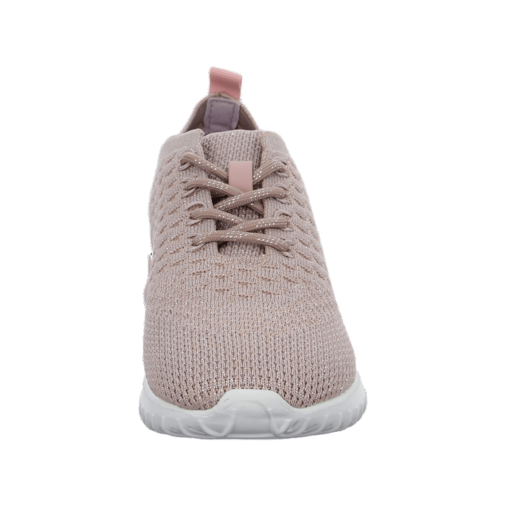 La Strada nude/silver knitted