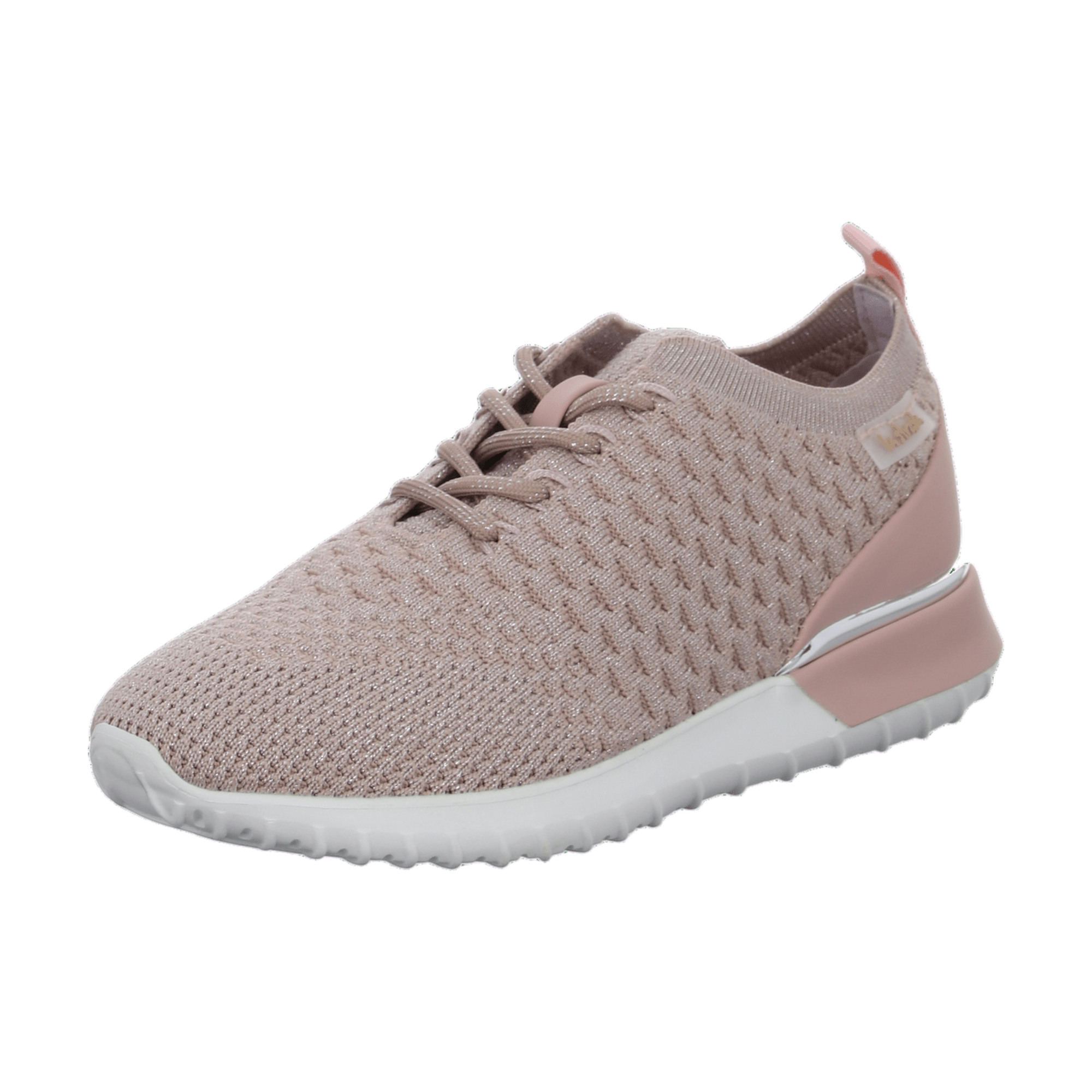 La Strada nude/silver knitted